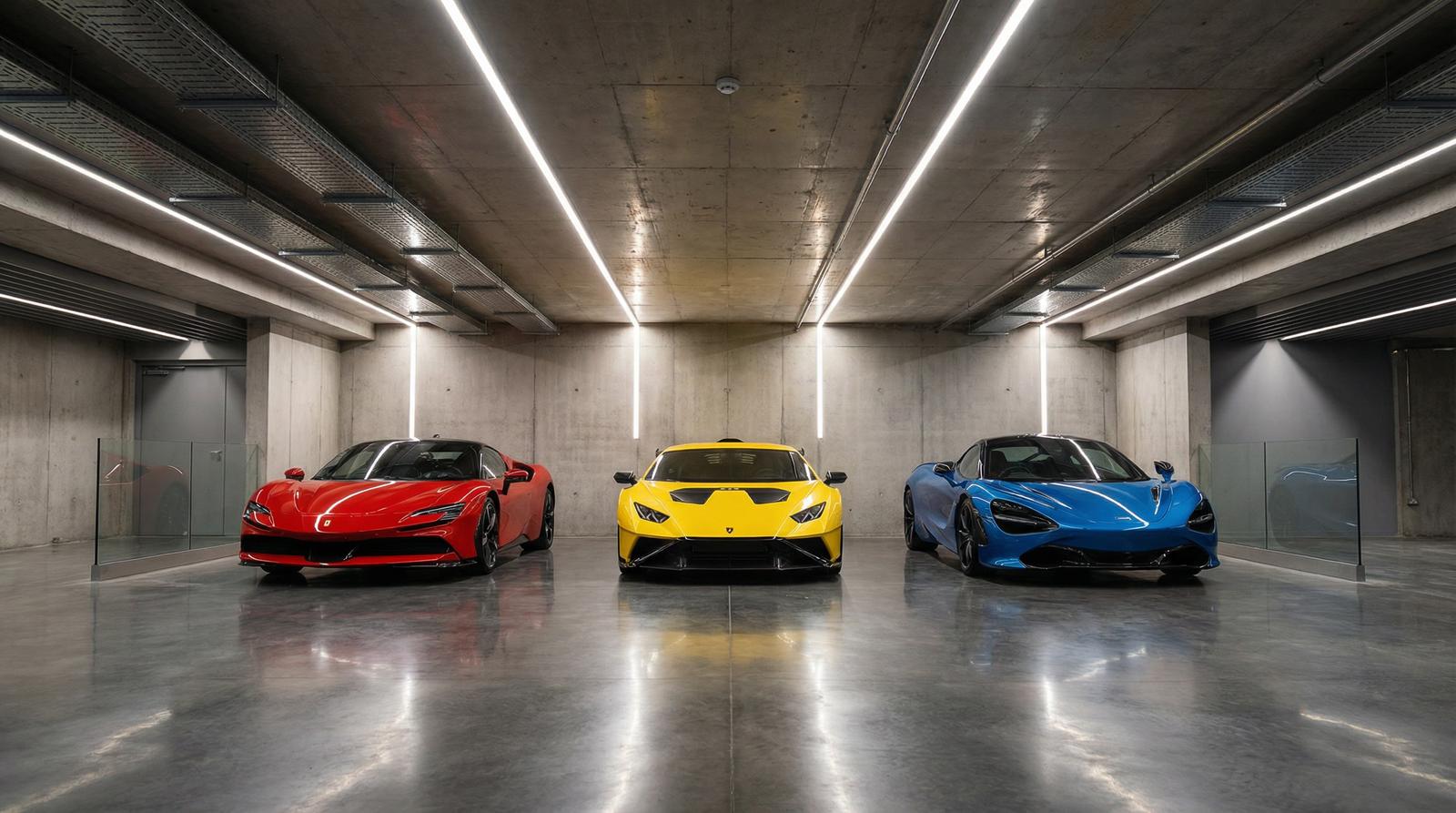 媚黑 - 三台超跑直线加速对决视频演示