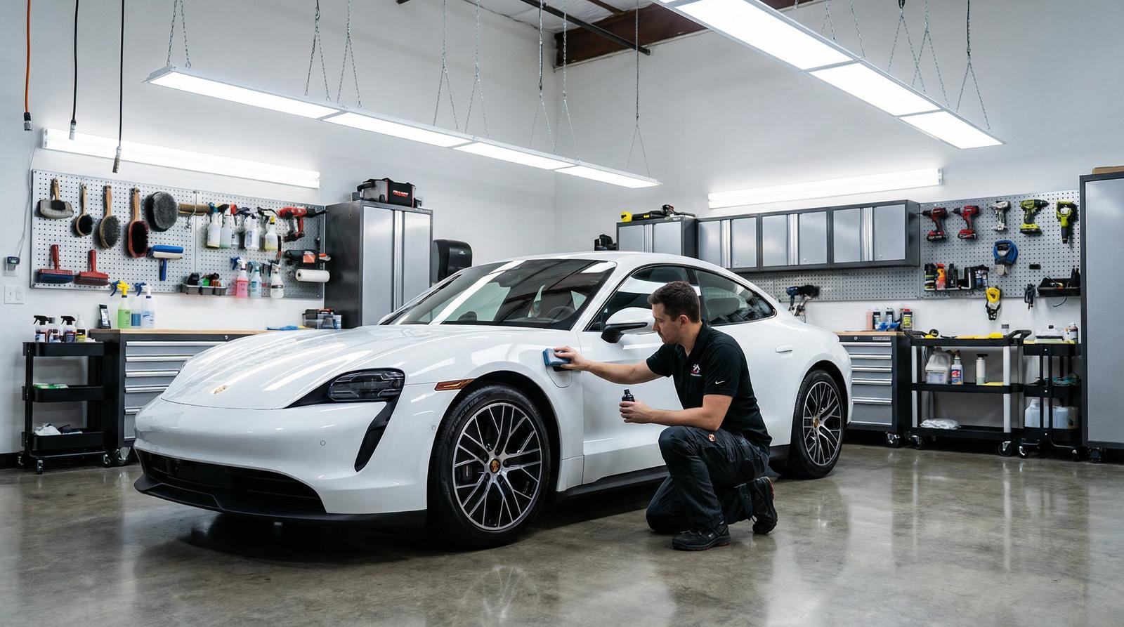 媚黑 - 陶瓷镀膜施工全流程视频教程